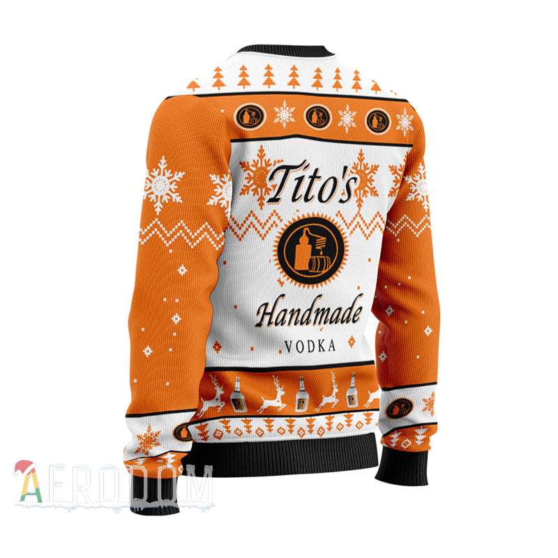 tito's christmas sweatshirt