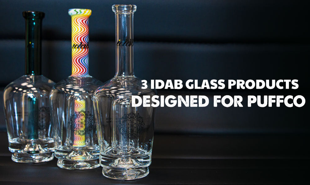 3 productos de vidrio iDab diseñados para Puffco
