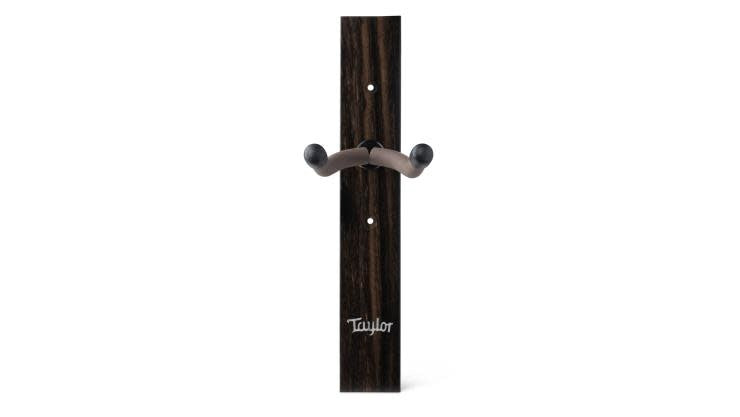 Taylor Guitar Wall Hanger - Ebony, Acrylic Logo Inlay – Matts Guitars USA