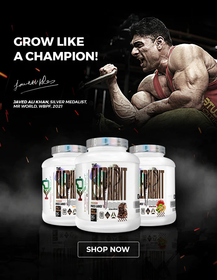 Javed Ali Khan Elephant Mass Gainer by Knockout Absolute Nutrition