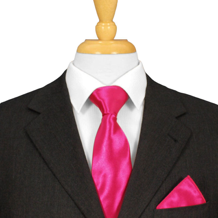 Fuchsia Pink Tie - Mens Formal