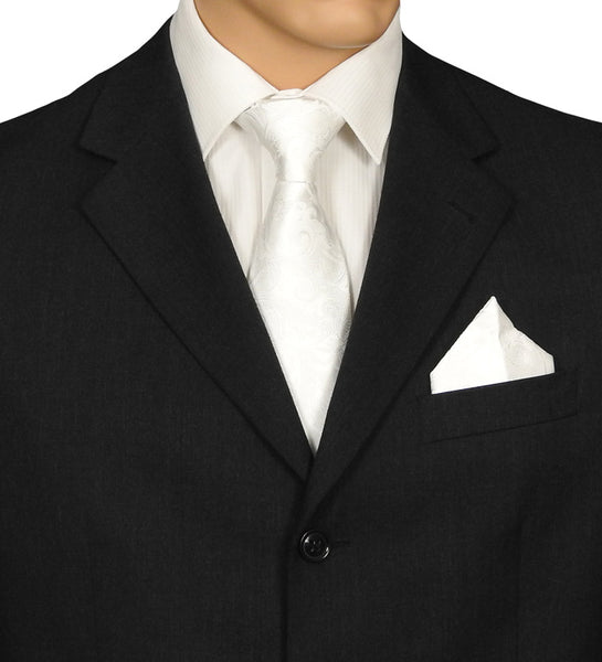 White Wedding Tie - Mens Formal