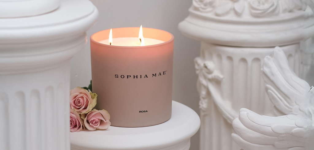 Rosa scented candle SOPHIA MAE
