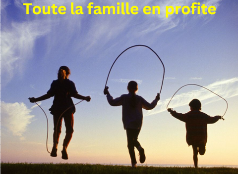 corde à sauter pour la famille