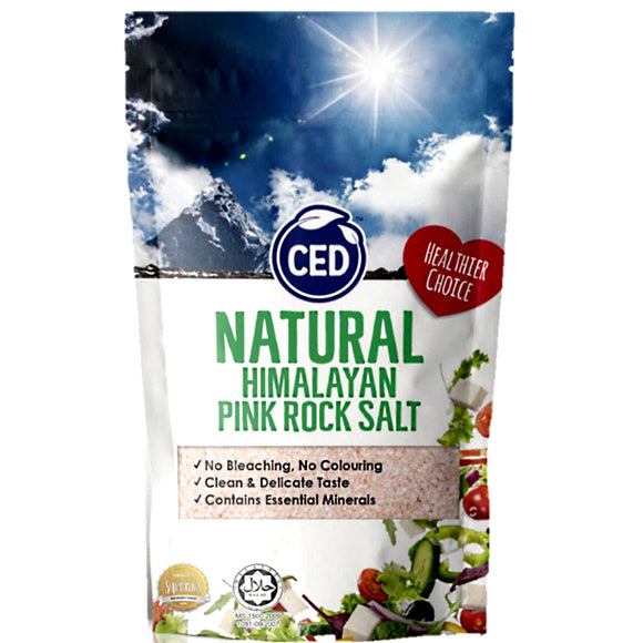 ced natural himalayan pink rock salt 500g