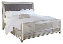 Load image into Gallery viewer, Coralayne California King Upholstered Sleigh Bed with Dresser
