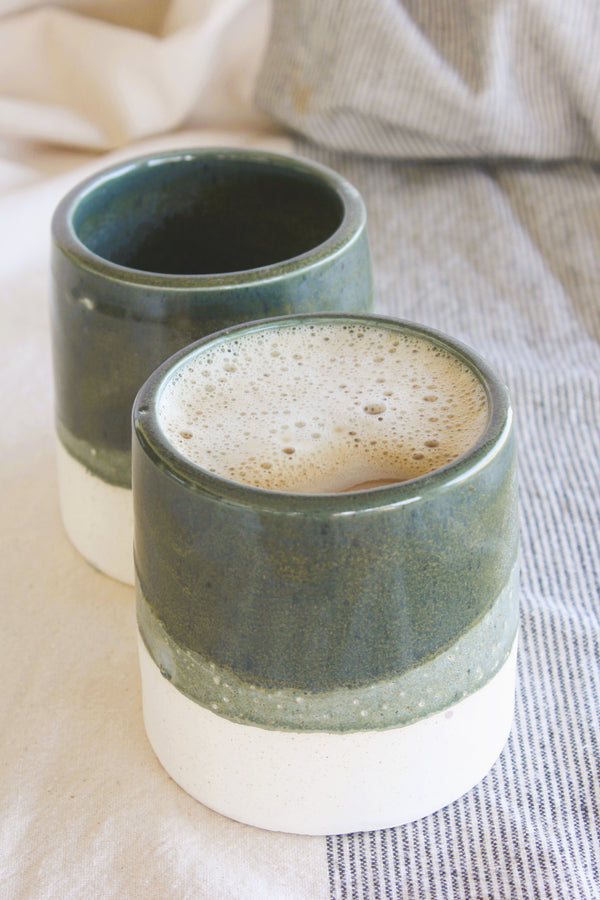 Sea Moss Green Coffee Cups
