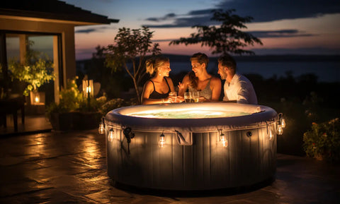 Creating a Backyard Oasis: Innovative Inflatable Hot Tub Garden Designs