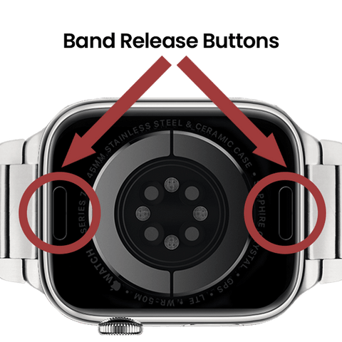 Band release buttons