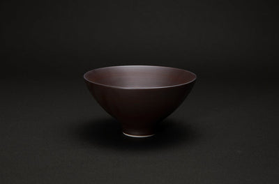 平茶碗-内濃紫 2 ￥35,200-