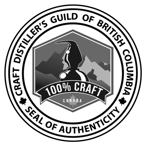 Craft Distiller's Guild of BC Seal of Authenticity