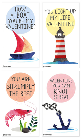 Wallet-Sized Outer Space Pun Valentines – Nerdy Words