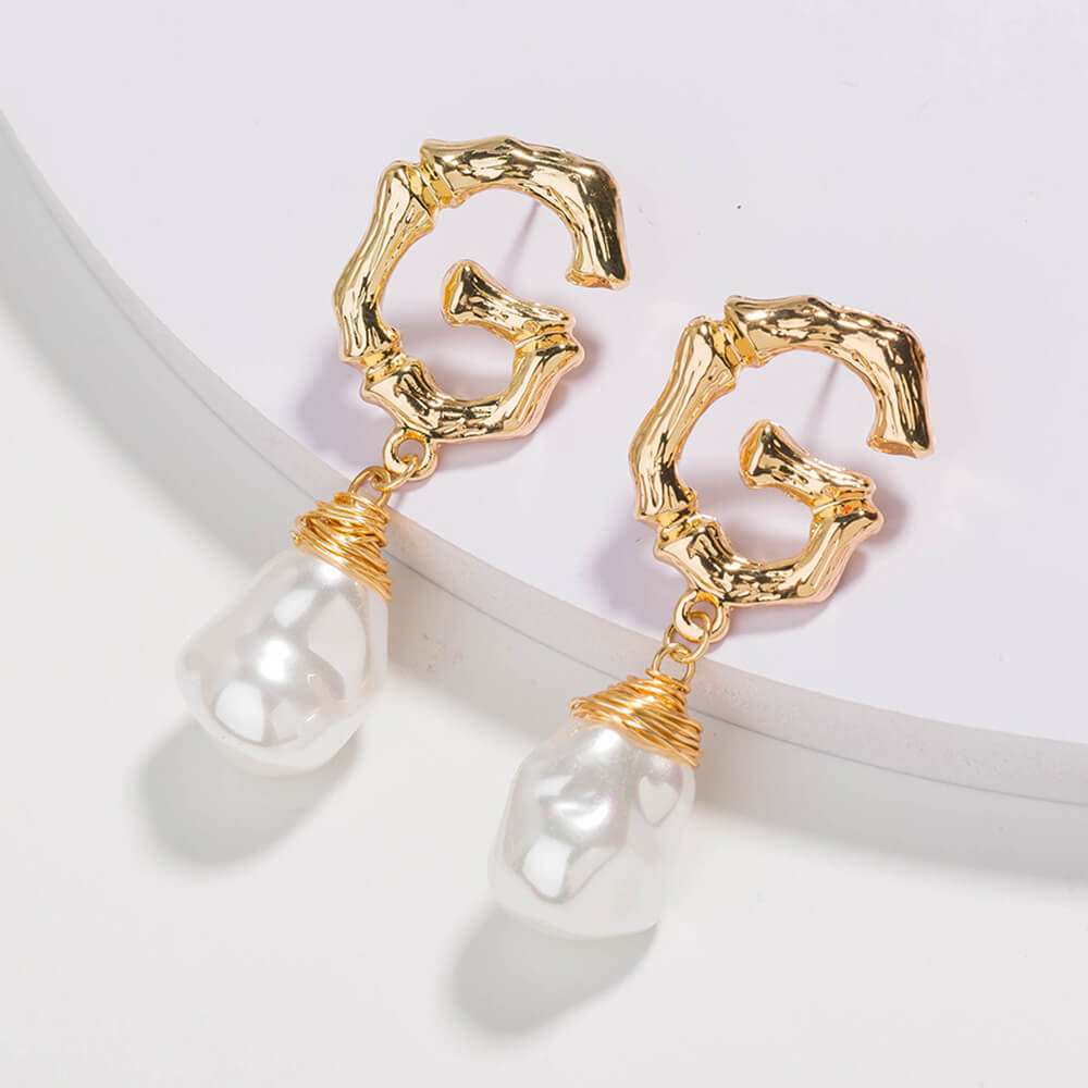 g pearl earrings