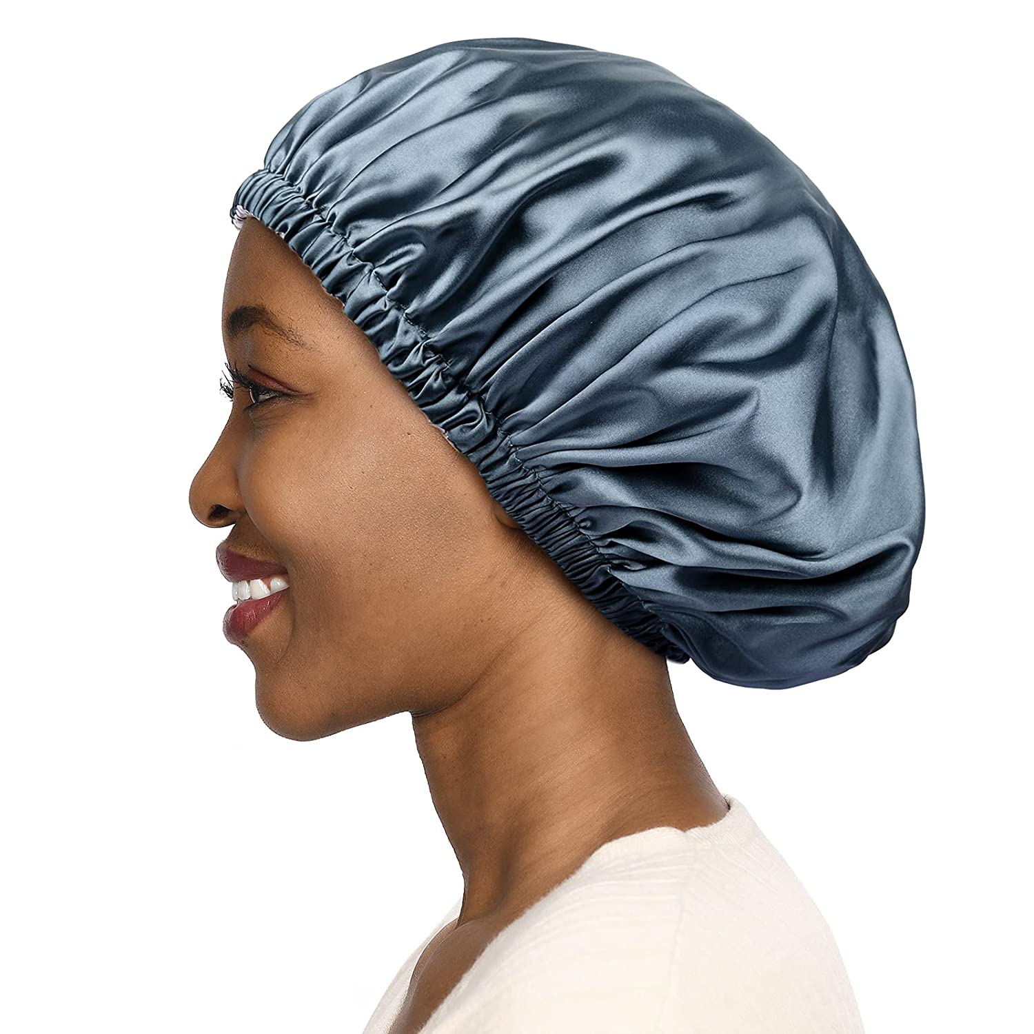 Silk Satin Hair Bonnet for Sleeping  Adjustable and Reversible  ShayBun