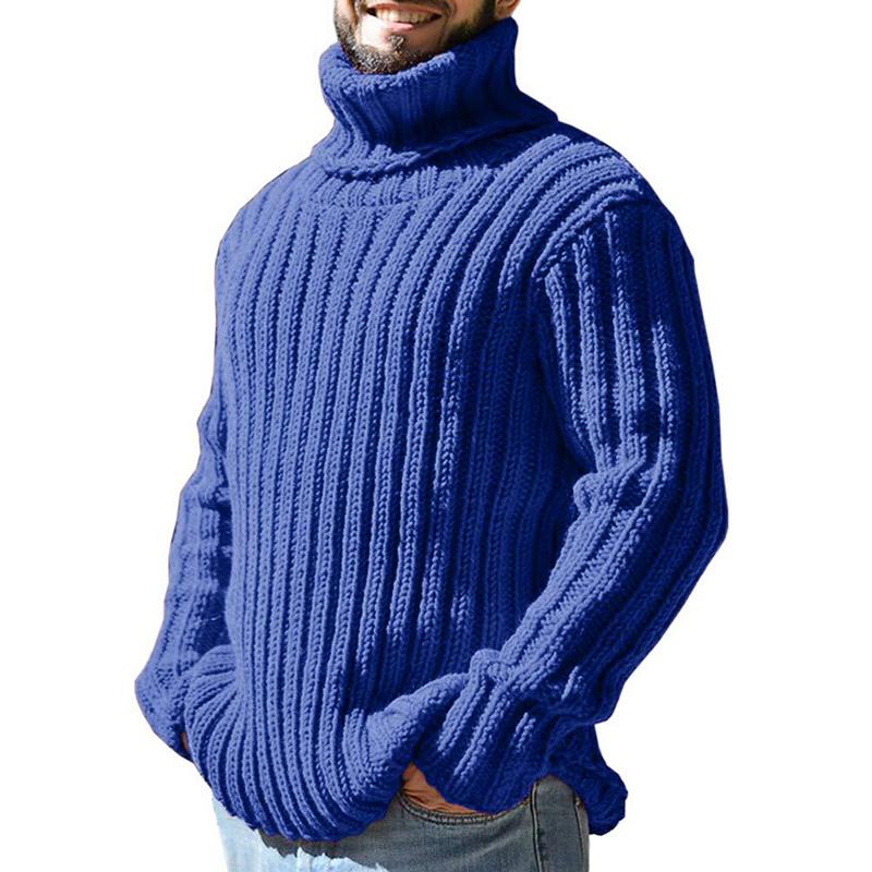 Jamie I Men's Casual Turtleneck Slim Fit Knit Sweater - STORE 24 product image