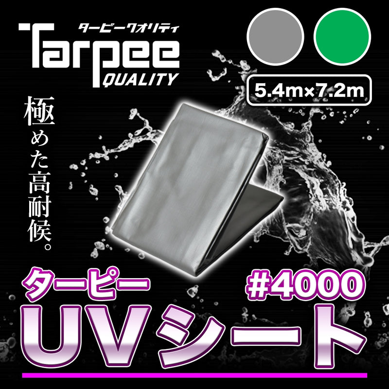 新作モデル 超厚手シルバーシート #4000 屋外使用目安約3年 呼称3.6×5.4 実寸約3.5x5.3m