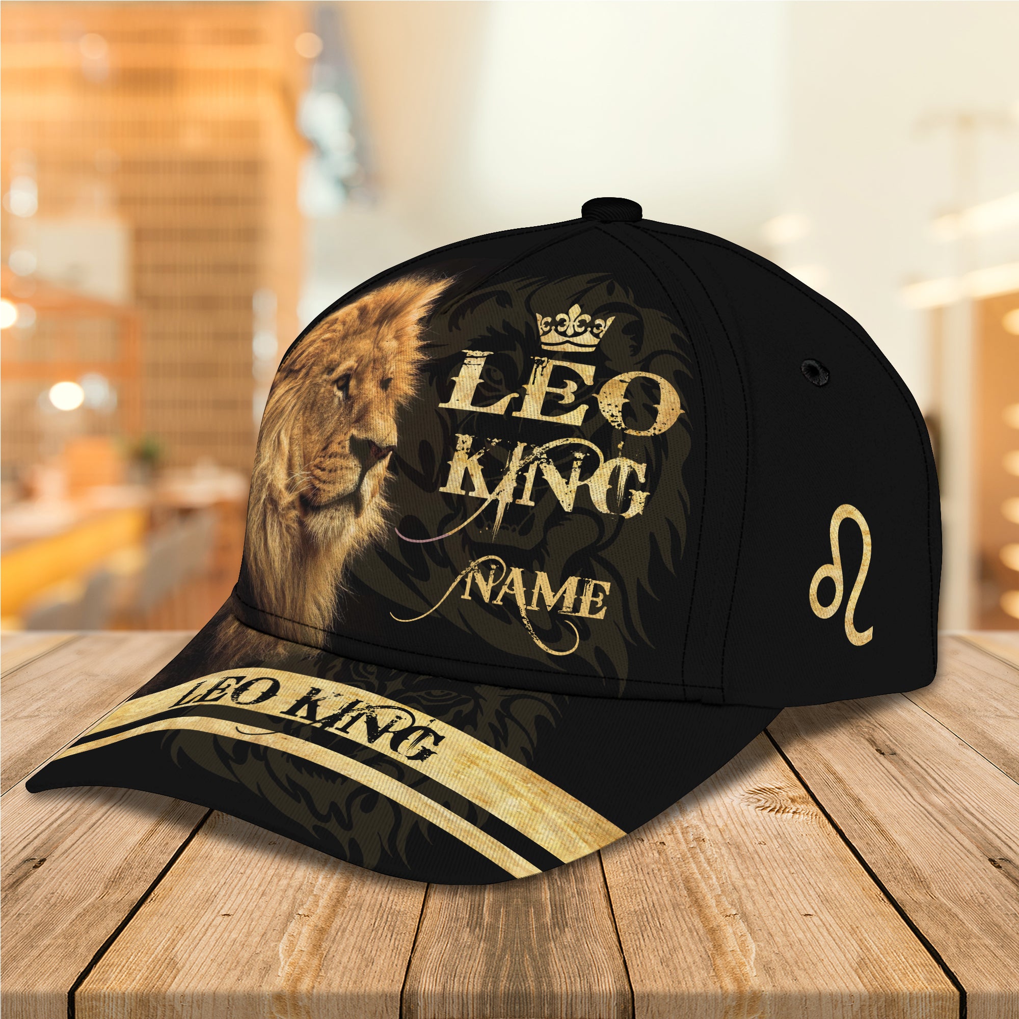 HOT Leo King Custom Name 3D Print T-Shirt1