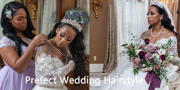 Prefect Wedding Hairstyle hd lace frontal wigs