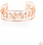 Load image into Gallery viewer, Weave An Impression Wired Copper Bracelet
