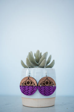 Pansy Dangle Earrings