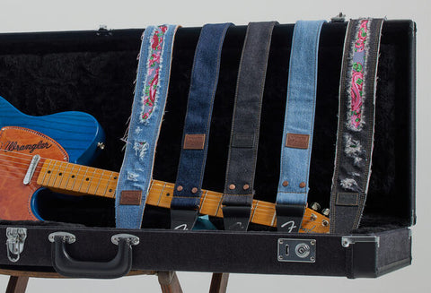 Fender and Wrangler straps