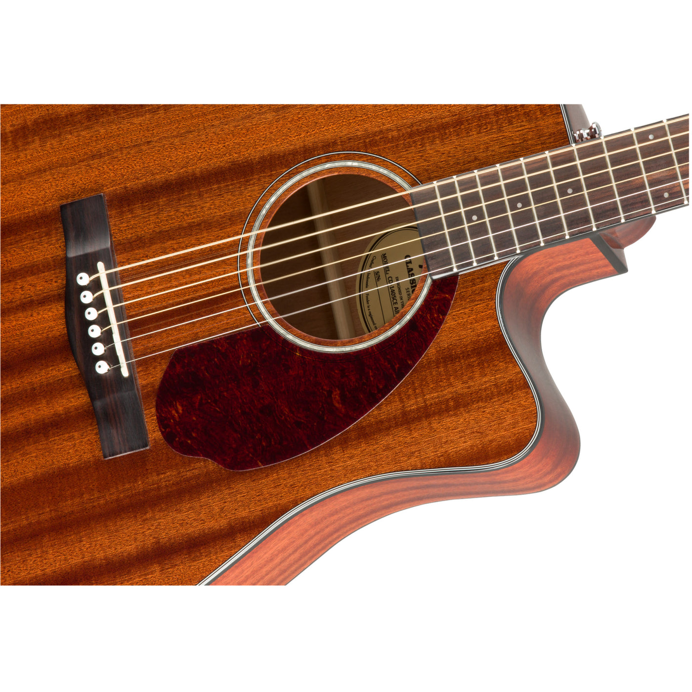 Fender CD-140SCE  All-Mahogany Dreadnought Acoustic Guitar (0970213322)