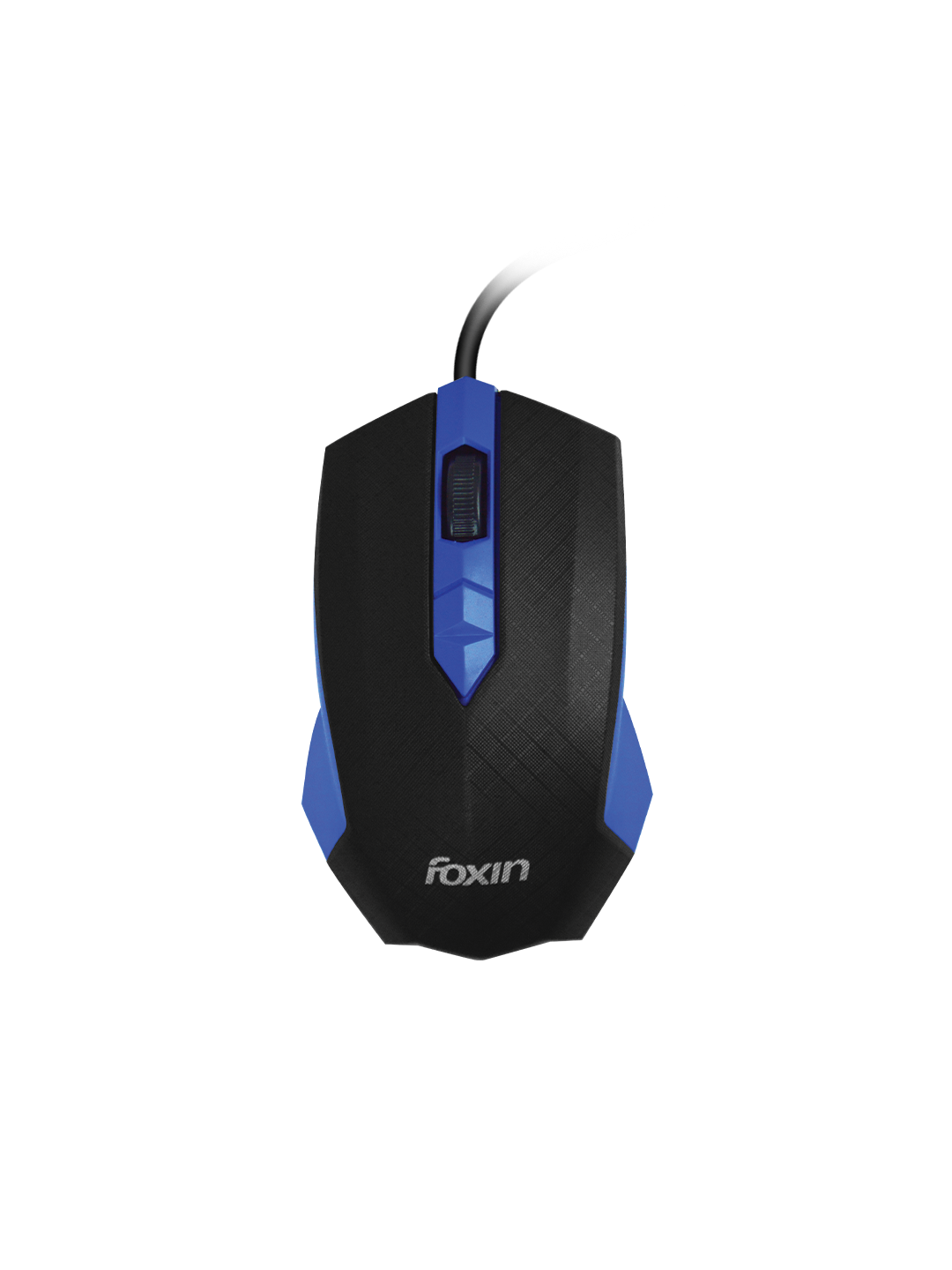 blue wired mouse