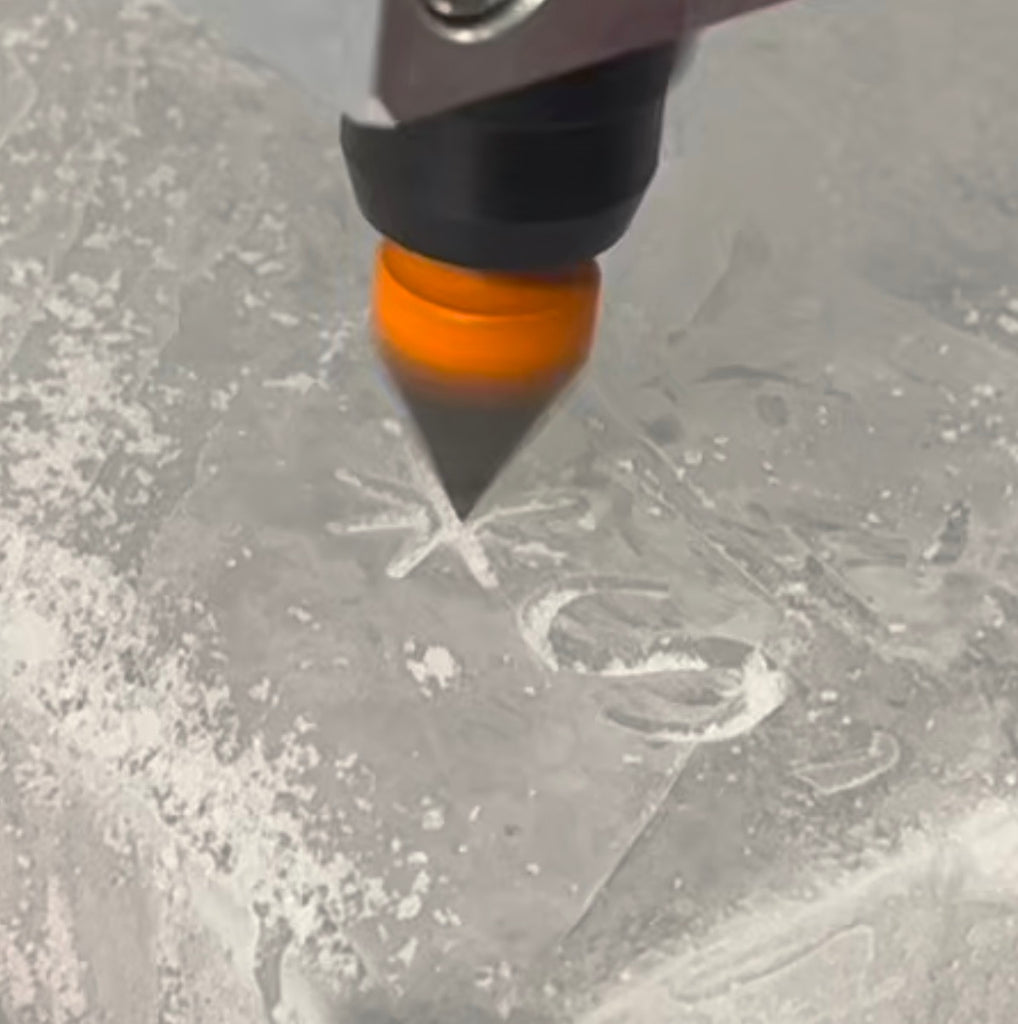 SERAC Clear Cocktail Ice | CNC Ice Branding Design