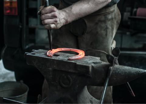 Blacksmith at work