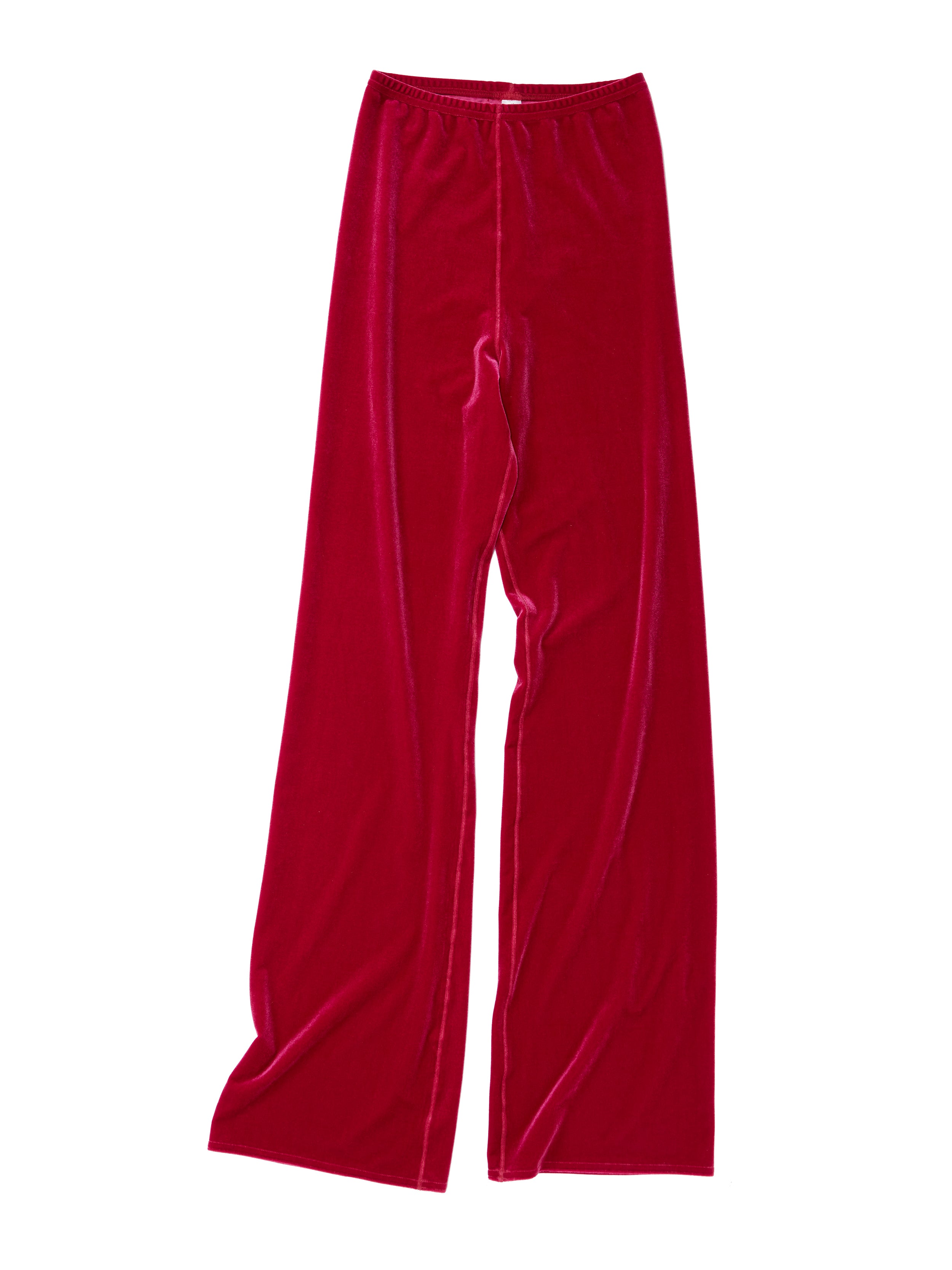 Velvet Wide Leg Pants