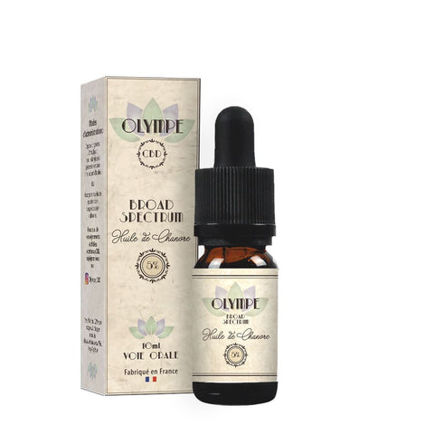 Huile de CBD bio chanvre Olympe