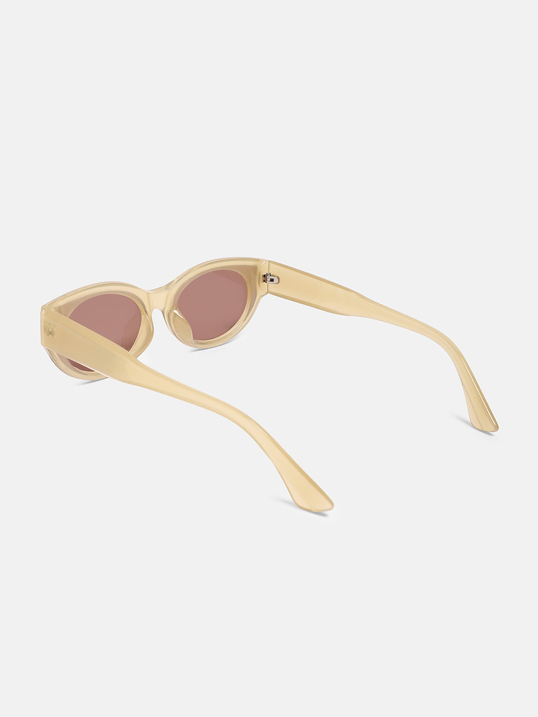 The Lemonade Cateye Sunglass - Pale Yellow-Sunglass
