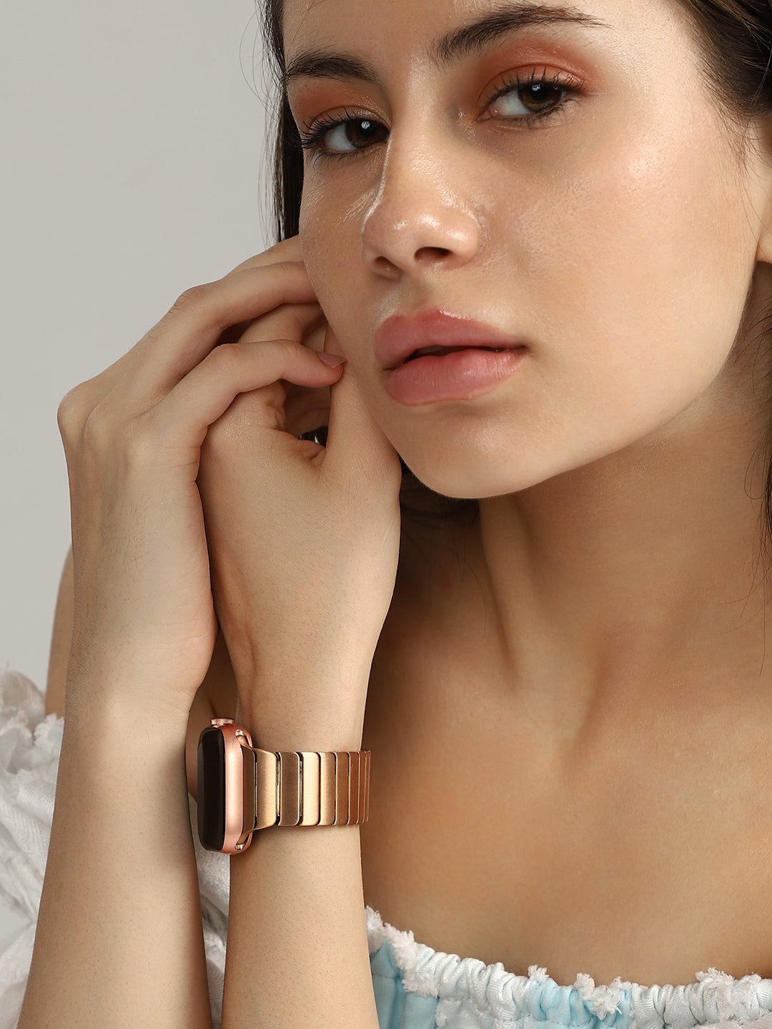 Ribbed Watch Strap - Antique Gold-38mm/40mm/41mm