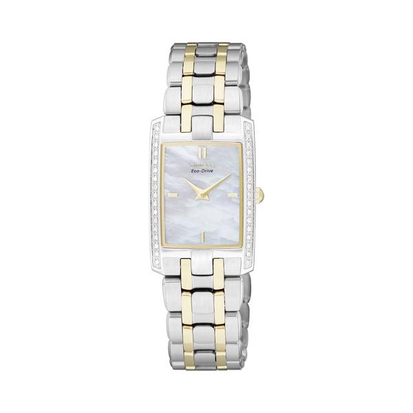 NOW $559 ** Citizen Ladies Eco-Drive Watch Mother of Pearl Diamond