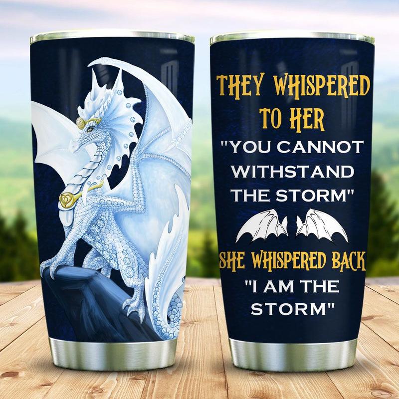 I’m The Storm Stainless Steel Tumbler, Dragon Lovers Stainless Steel Tumbler