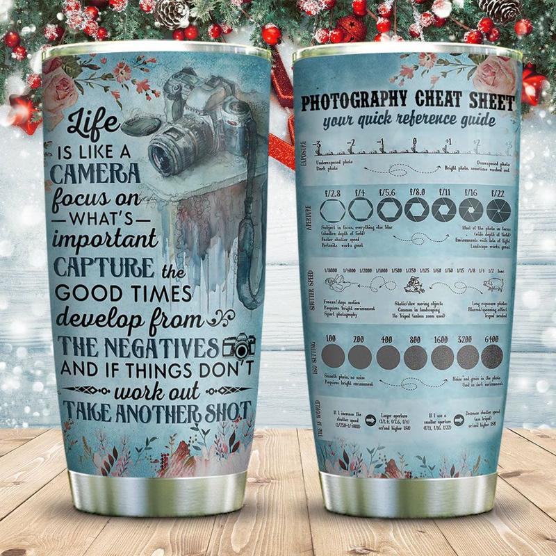 Life in The Moment Stainless Steel Tumbler, Dragonfly Lovers Stainless Steel Tumbler