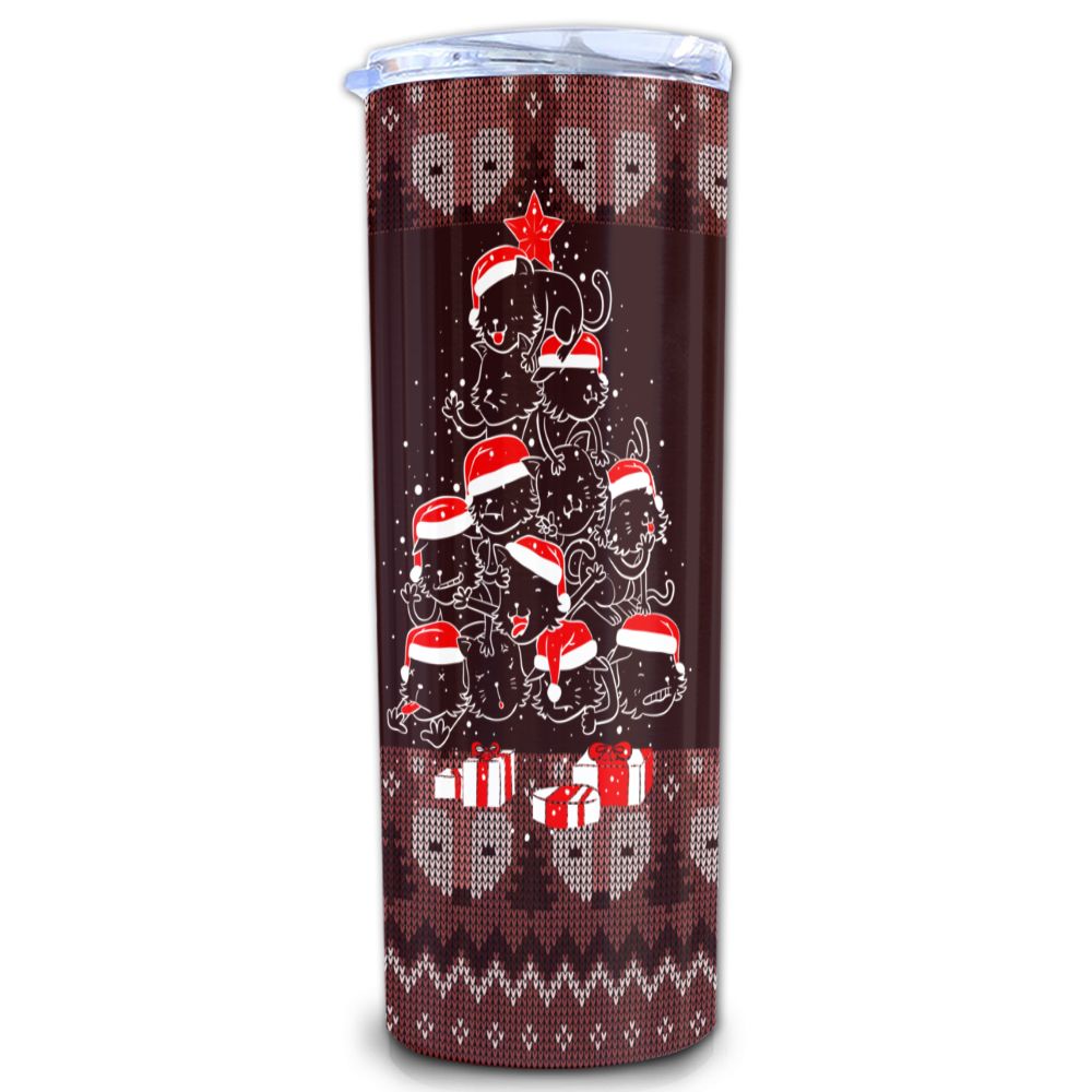 Christmas Gift Skinny Tumbler, Merry Christmas Tumbler