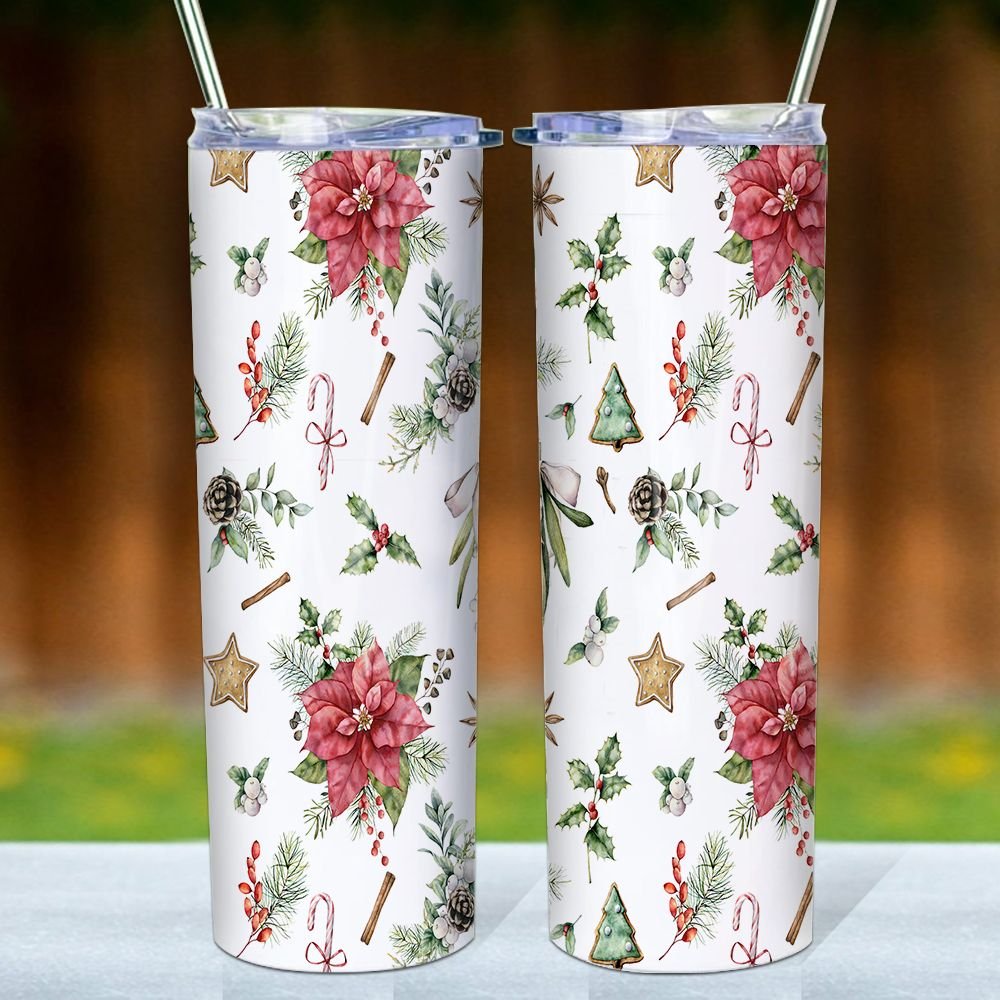 Christmas Is Coming Skinny Tumbler, Merry Christmas Tumbler