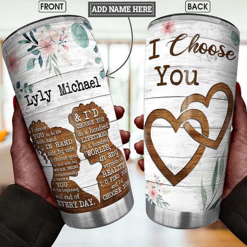 BW Couple Personalized Couple Stainless Steel Tumbler