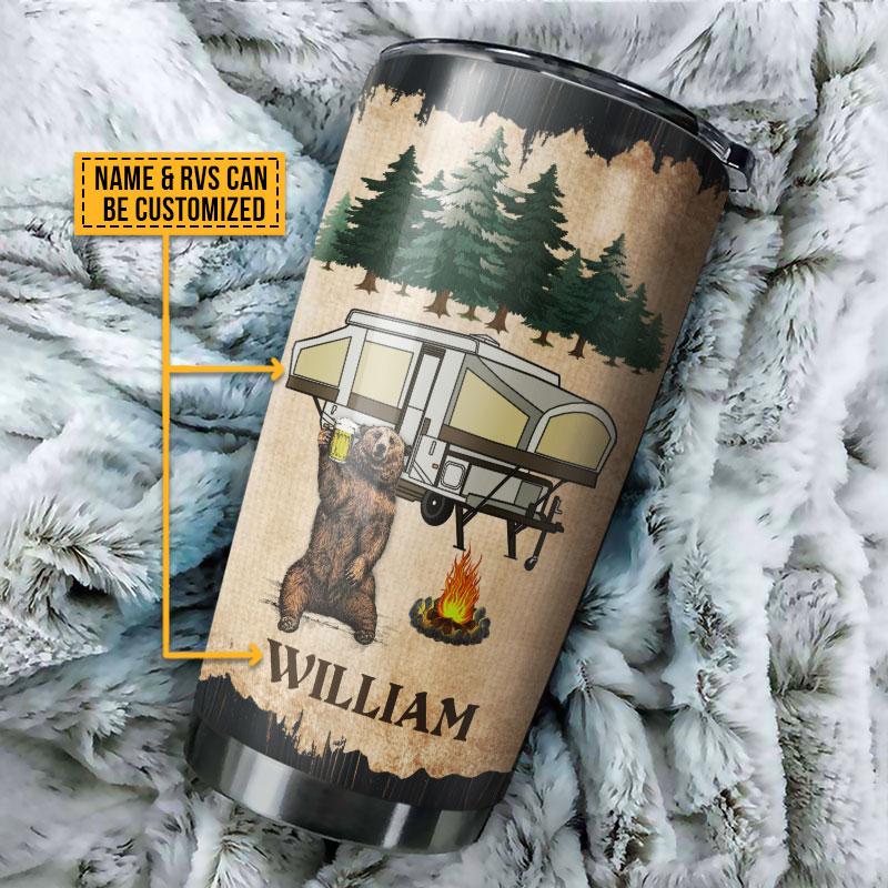 Camping Personalized Gift Camper RV Don’t Always Drink Stainless Steel Tumbler ,  Custom Friend , Stainless Steel Tumbler