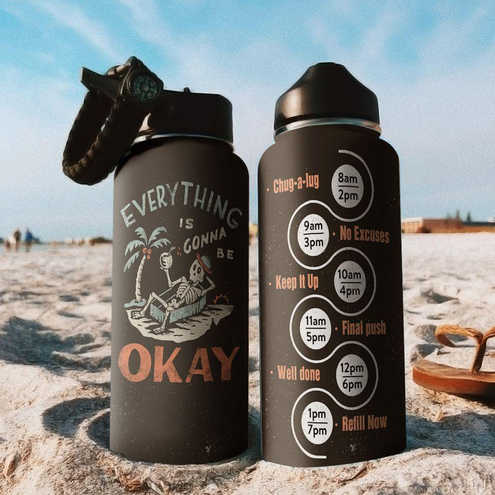 Everything is Gonna Be Okay Beach Lovers Stainless Water Bottler