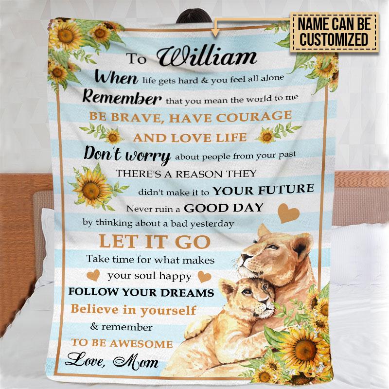 Personalized Nana Grandma Just Hold It Really Tight  Blanket , Custome Children Blanket