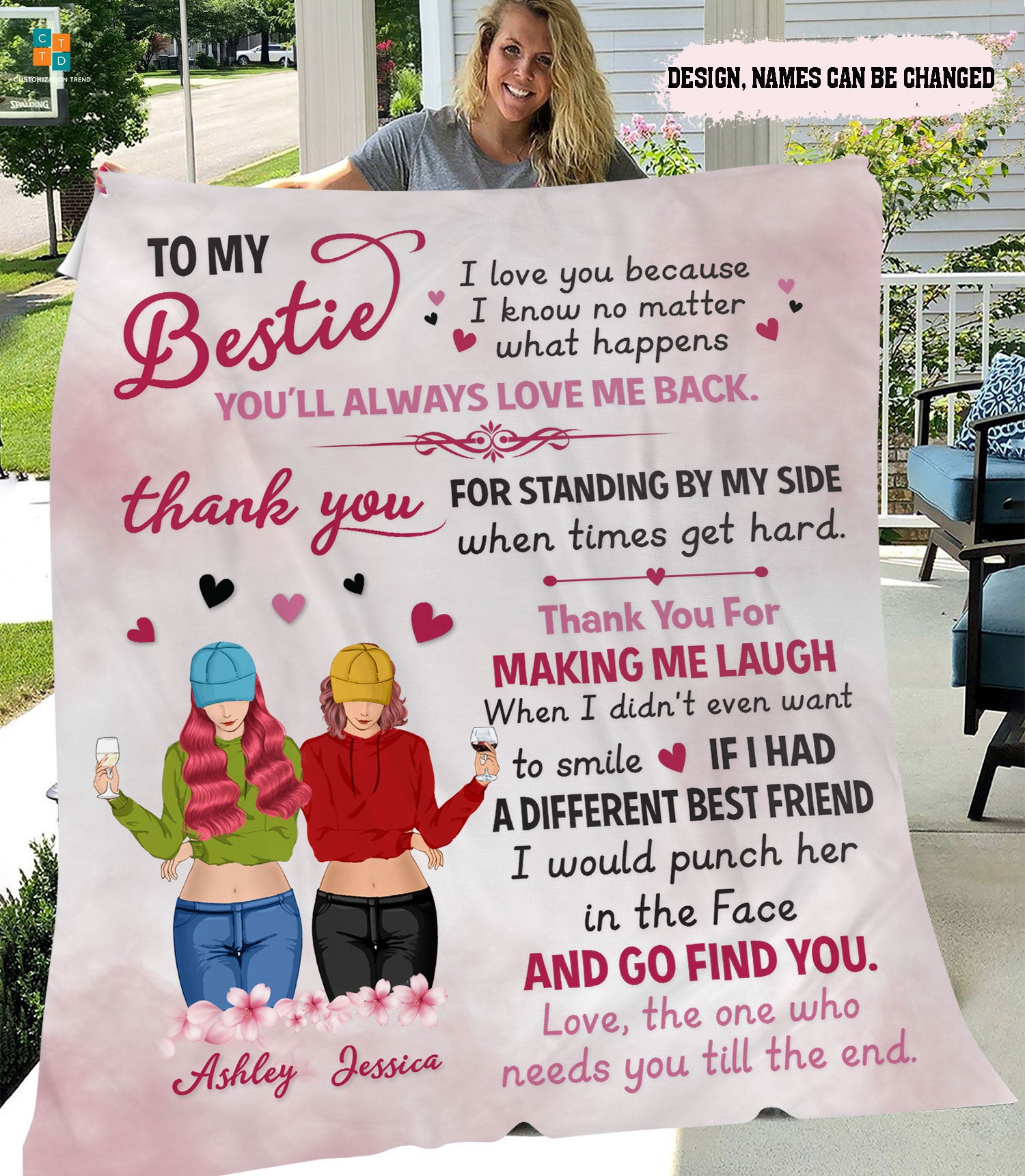 Personalized You And Me We Got This Blanket, Custom Couple Blanket