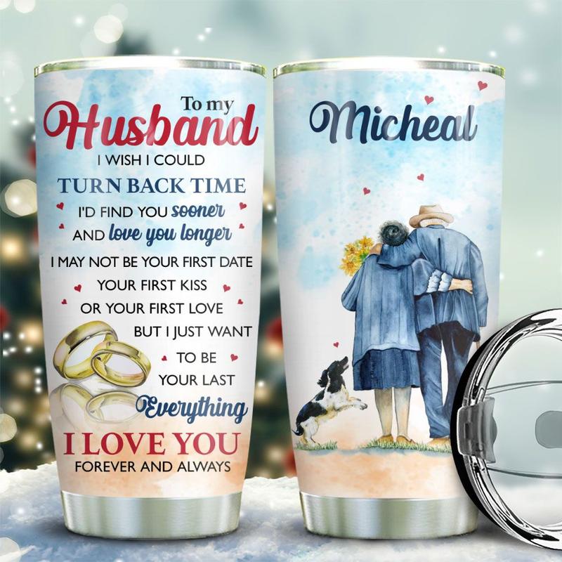 Old Couple Every Thing I Love You Forever And Always Couple Stainless Steel Tumbler