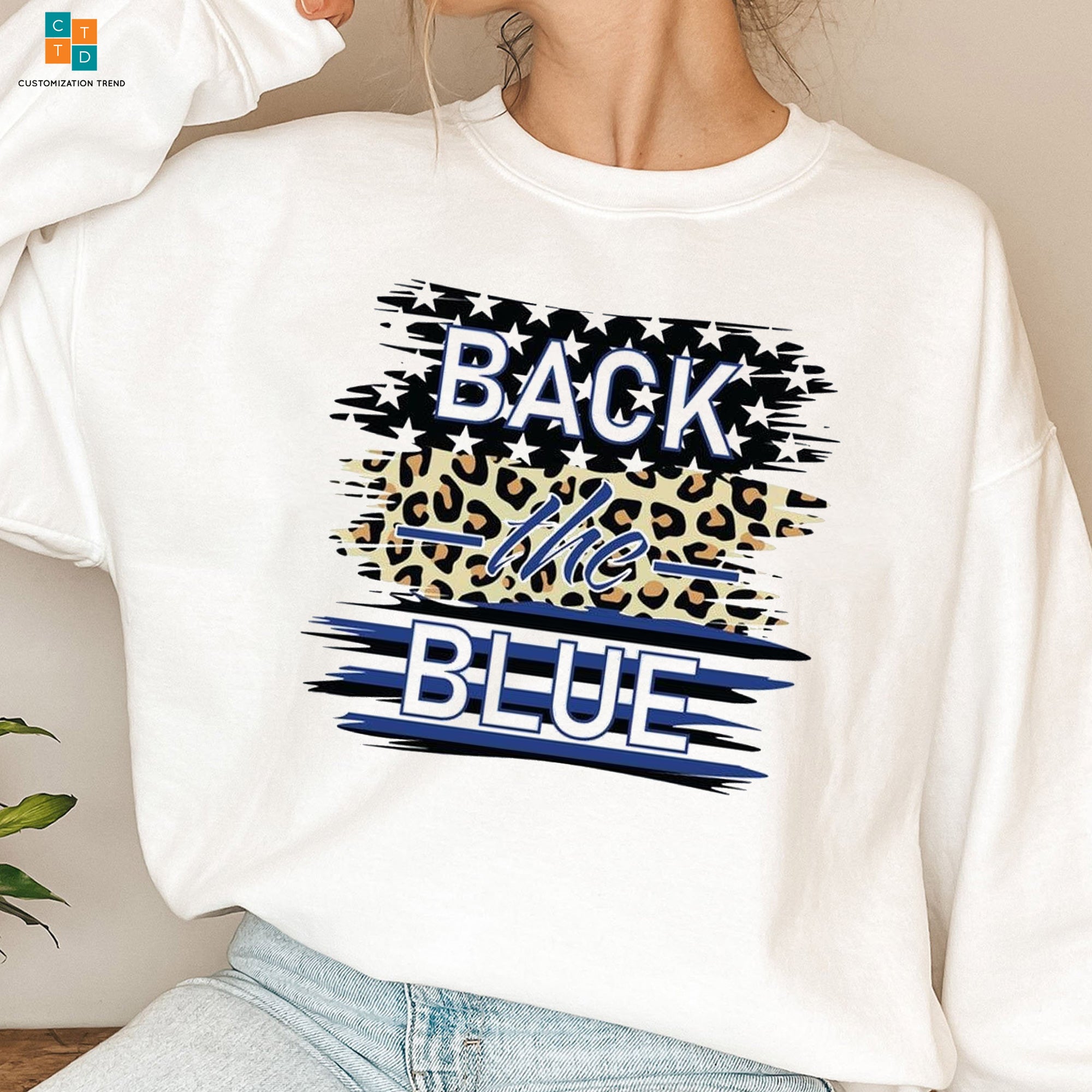 Back The Blue Police Hoodie, Shirt
