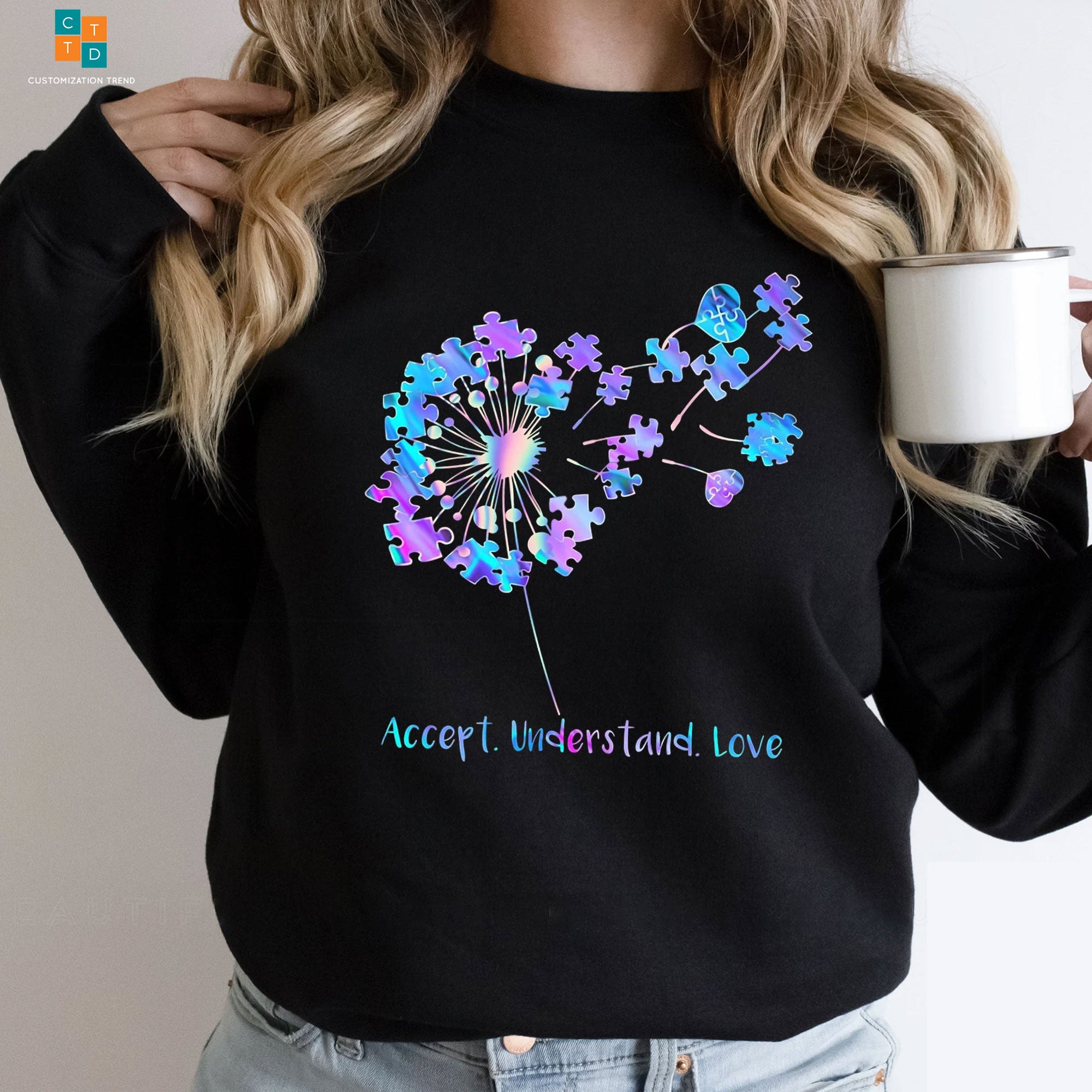 Accept Understand Love Autism Awareness Hoodie, Shirt