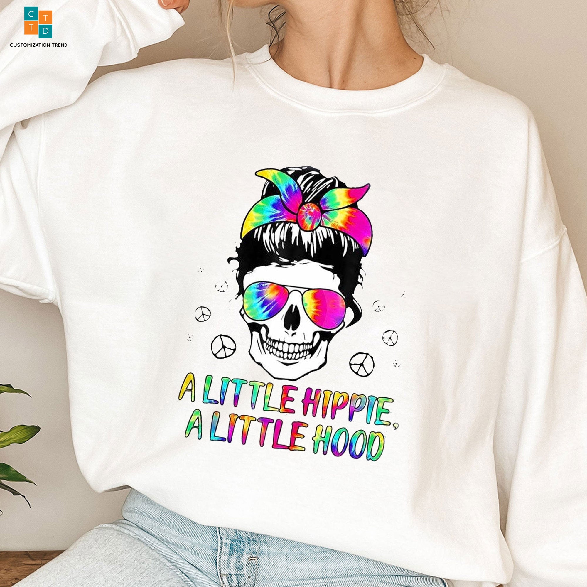 A Little Hippie A Litle Hood Hoodie, Shirt