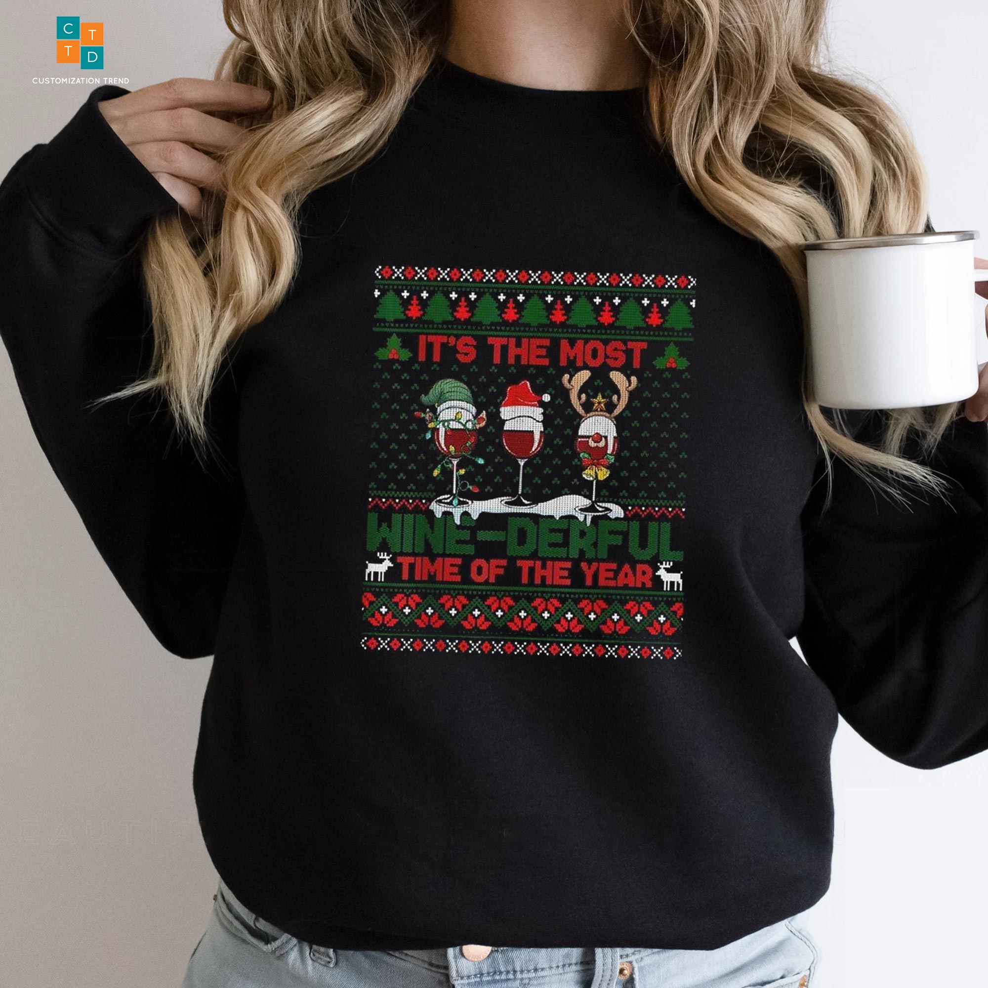 It’s The Most Wine – Derful Time Of The Year Hoodie , Shirt