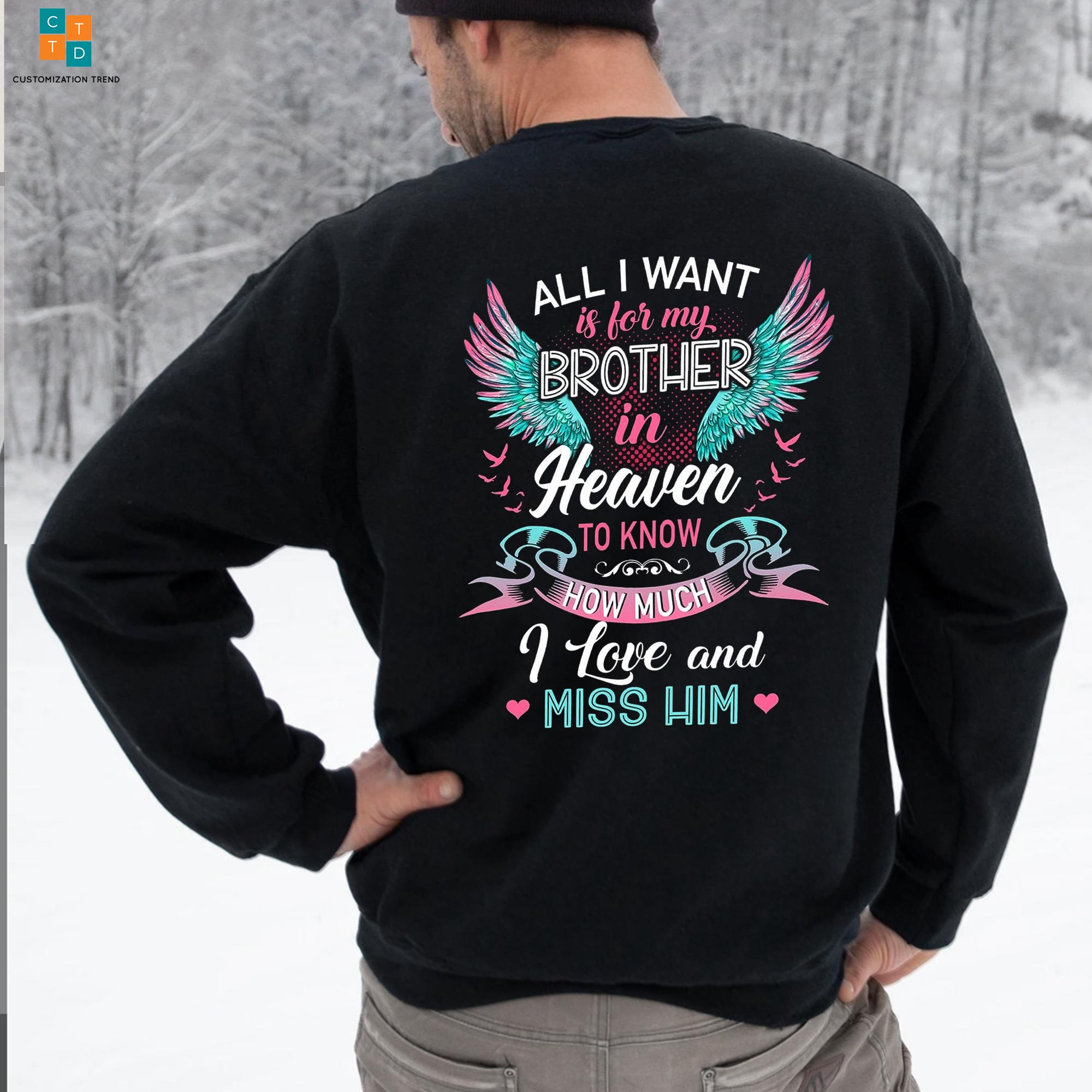 All I Want For Brother Is Heaven Hoodie, Shirt