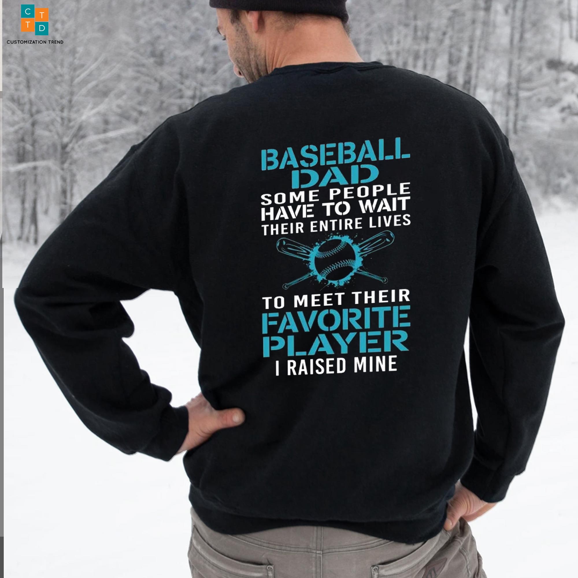 Baseball Dad Hoodie, Shirt